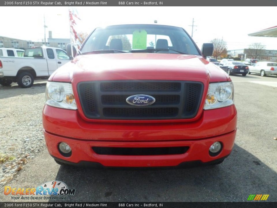 2006 Ford F150 STX Regular Cab Bright Red / Medium Flint Photo #3