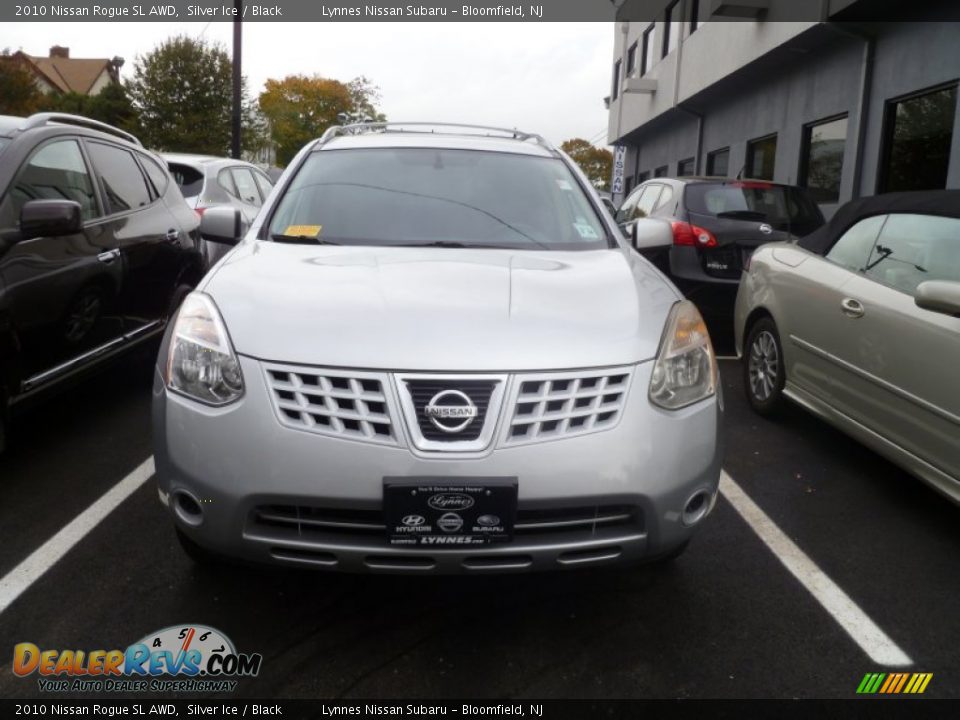 2010 Nissan Rogue SL AWD Silver Ice / Black Photo #2