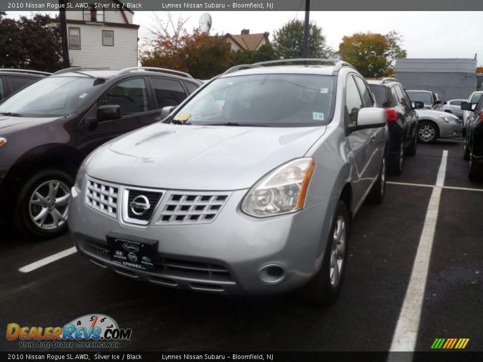 2010 Nissan Rogue SL AWD Silver Ice / Black Photo #3