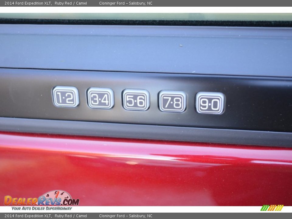 2014 Ford Expedition XLT Ruby Red / Camel Photo #18
