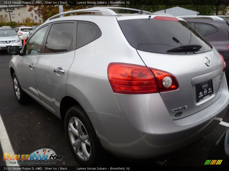 2010 Nissan Rogue SL AWD Silver Ice / Black Photo #4