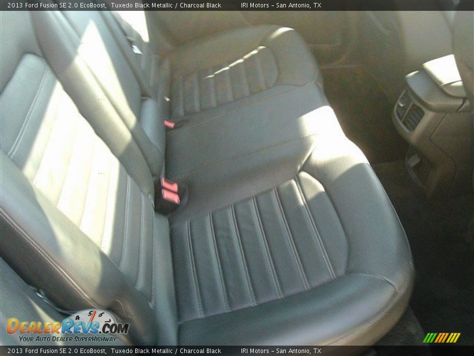2013 Ford Fusion SE 2.0 EcoBoost Tuxedo Black Metallic / Charcoal Black Photo #9