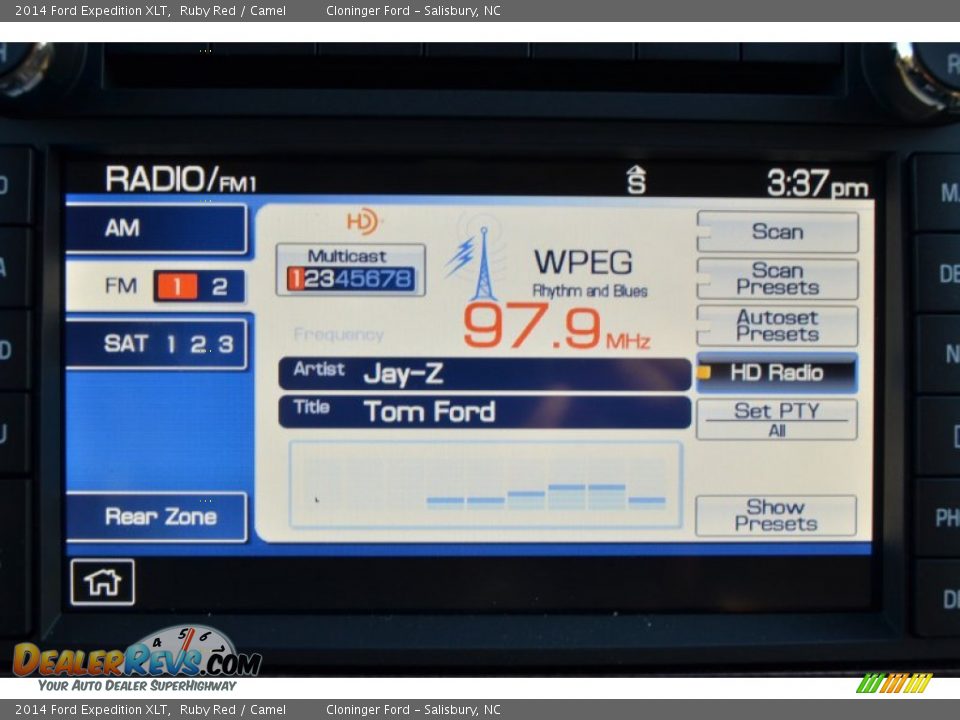 2014 Ford Expedition XLT Ruby Red / Camel Photo #20