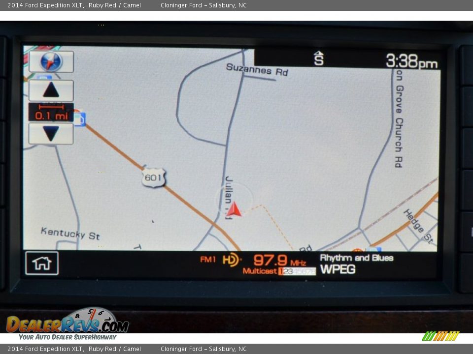 2014 Ford Expedition XLT Ruby Red / Camel Photo #21