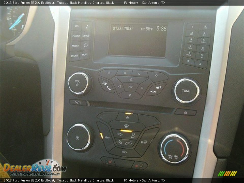 2013 Ford Fusion SE 2.0 EcoBoost Tuxedo Black Metallic / Charcoal Black Photo #12