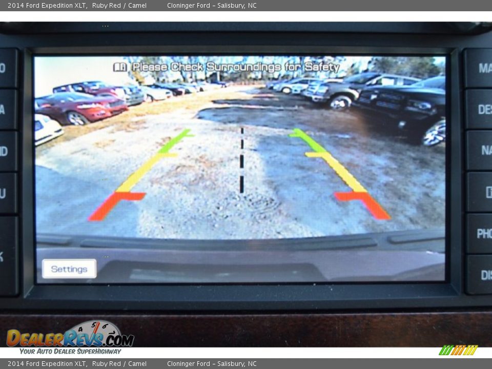 2014 Ford Expedition XLT Ruby Red / Camel Photo #22