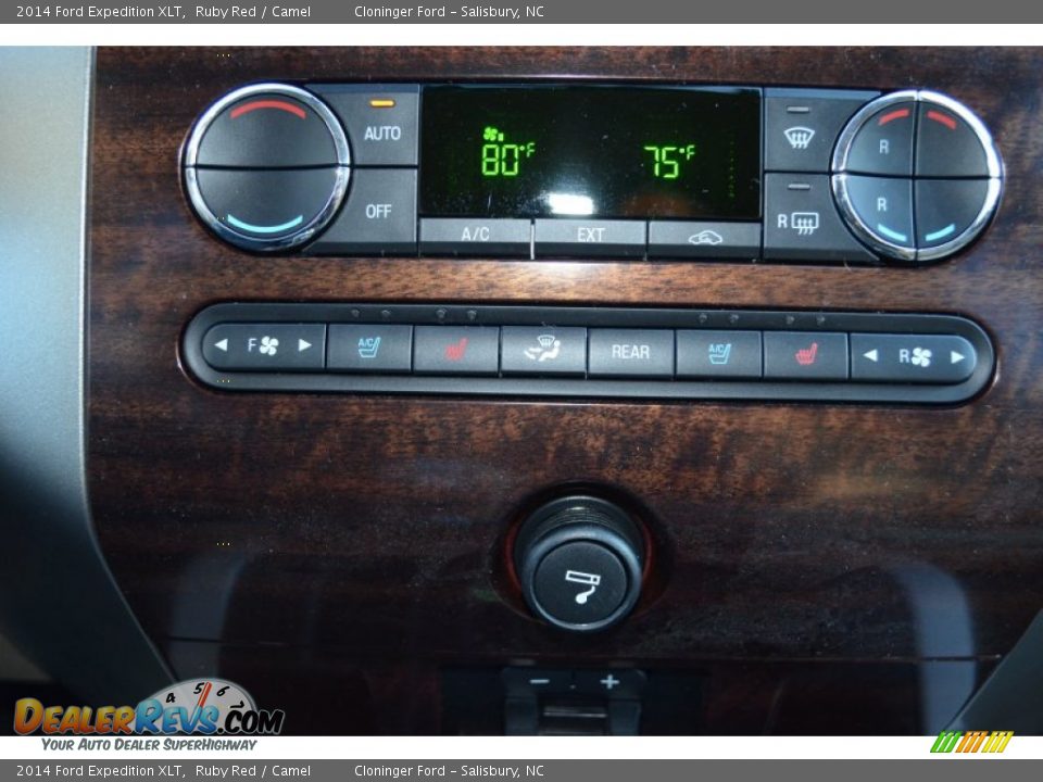 2014 Ford Expedition XLT Ruby Red / Camel Photo #23