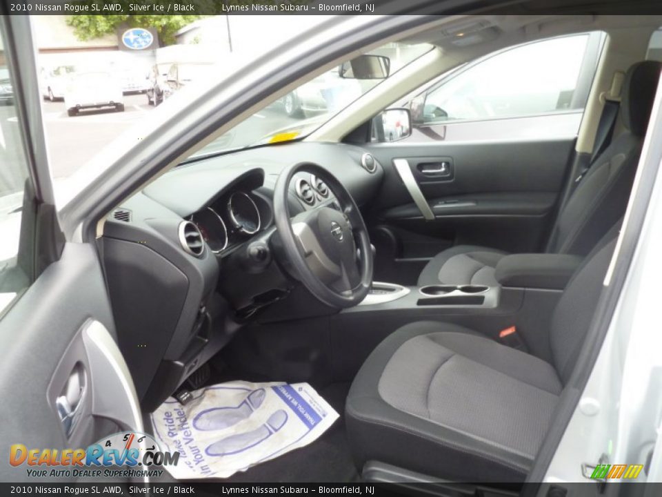 2010 Nissan Rogue SL AWD Silver Ice / Black Photo #9