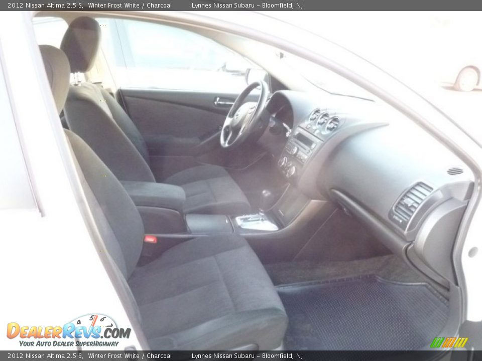 2012 Nissan Altima 2.5 S Winter Frost White / Charcoal Photo #7
