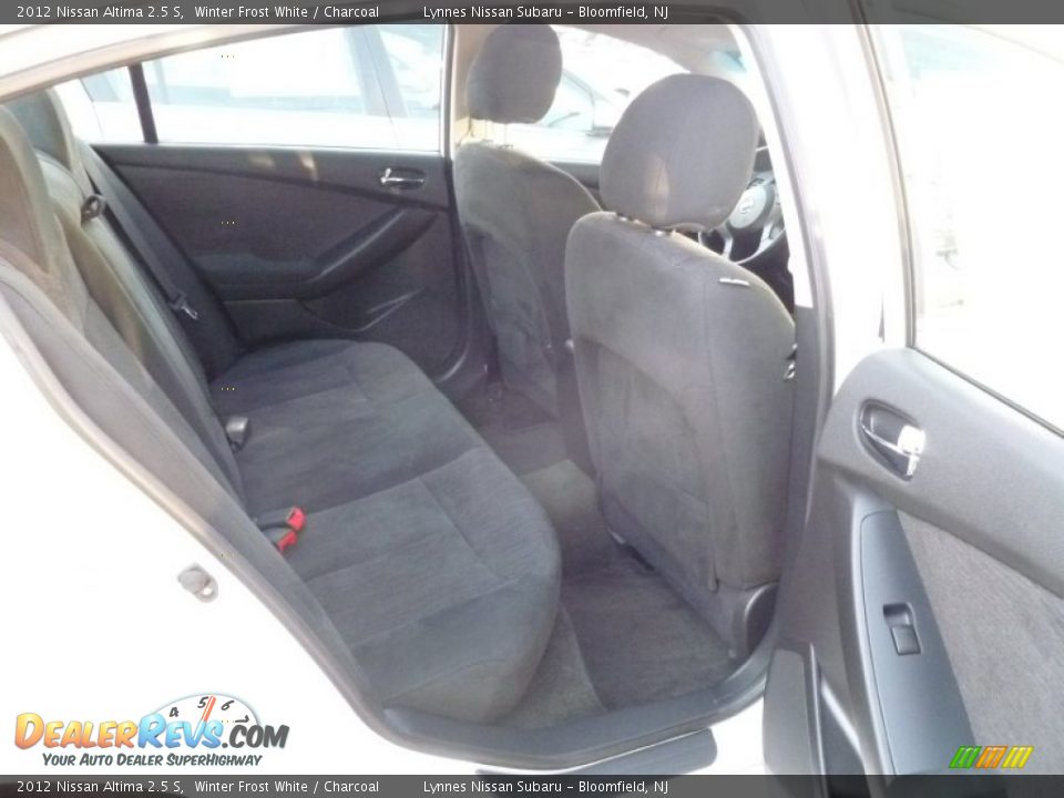 2012 Nissan Altima 2.5 S Winter Frost White / Charcoal Photo #8