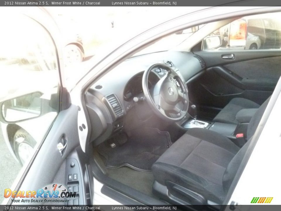 2012 Nissan Altima 2.5 S Winter Frost White / Charcoal Photo #9