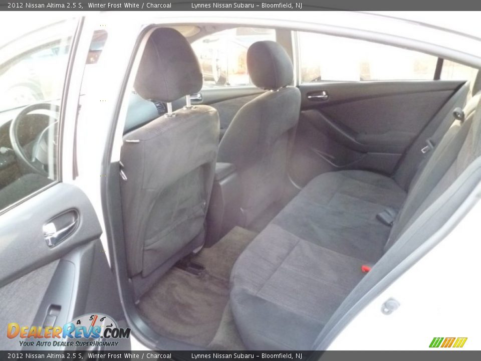 2012 Nissan Altima 2.5 S Winter Frost White / Charcoal Photo #10