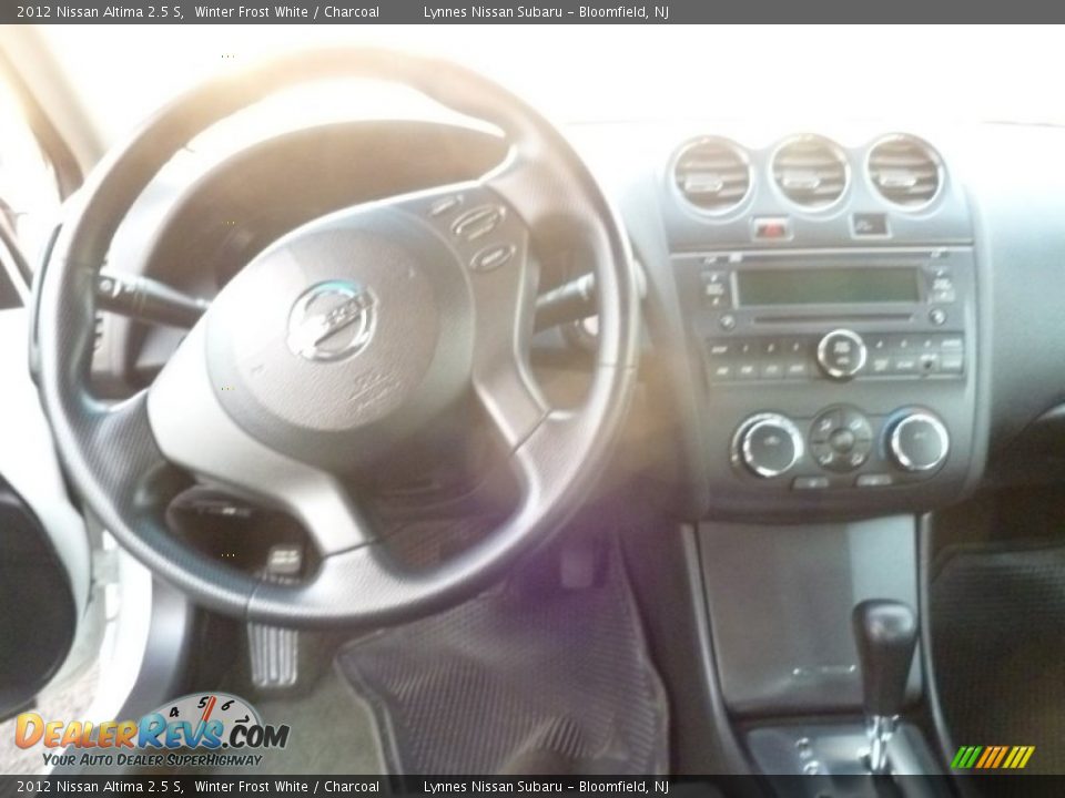 2012 Nissan Altima 2.5 S Winter Frost White / Charcoal Photo #11
