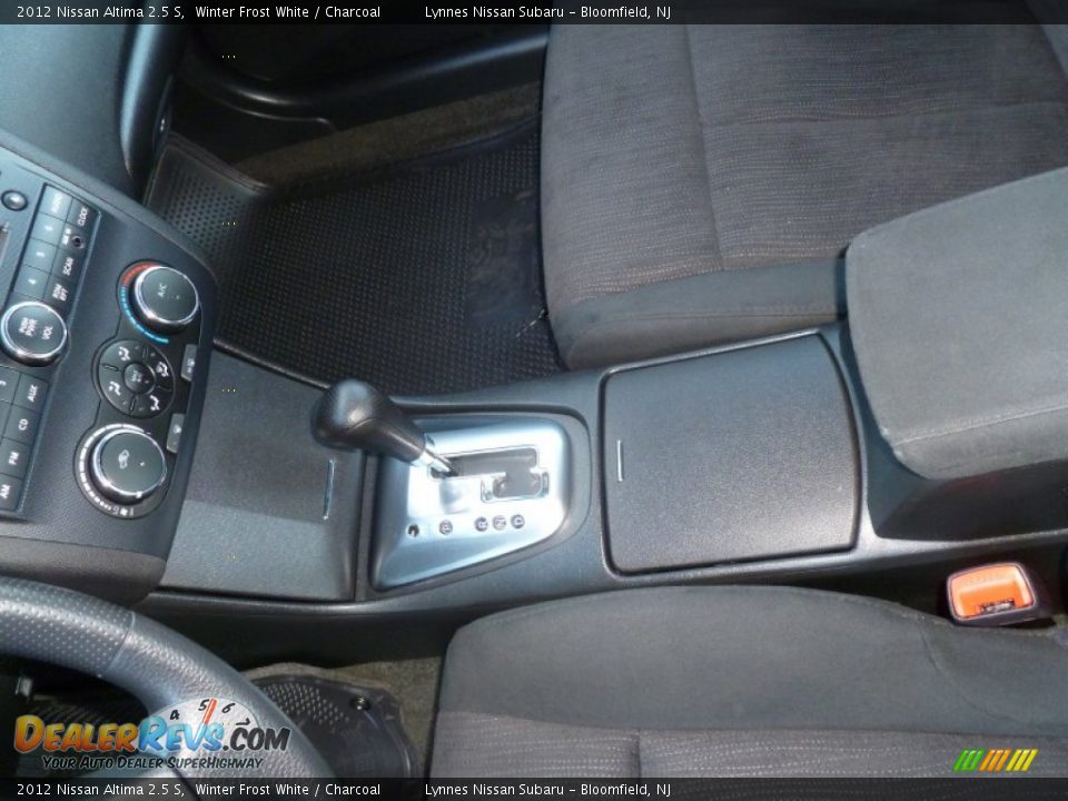 2012 Nissan Altima 2.5 S Winter Frost White / Charcoal Photo #13