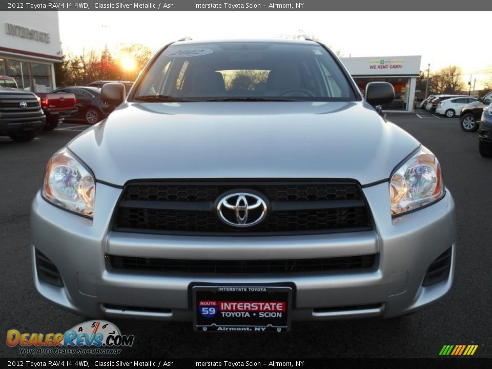 2012 Toyota RAV4 I4 4WD Classic Silver Metallic / Ash Photo #2