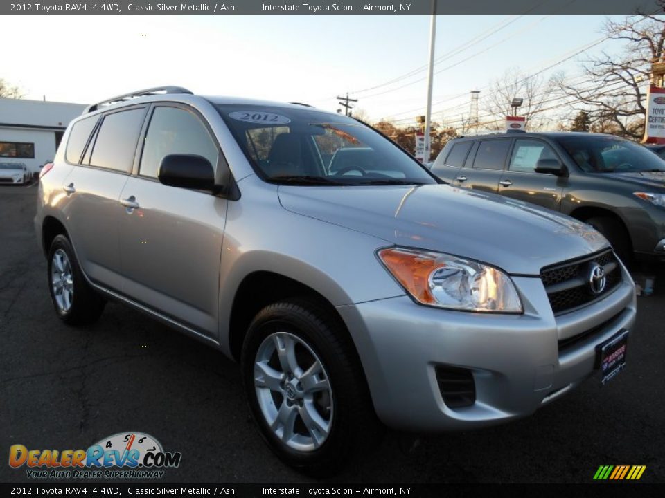 2012 Toyota RAV4 I4 4WD Classic Silver Metallic / Ash Photo #3