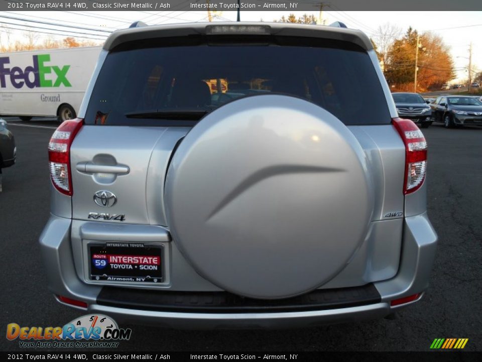 2012 Toyota RAV4 I4 4WD Classic Silver Metallic / Ash Photo #5