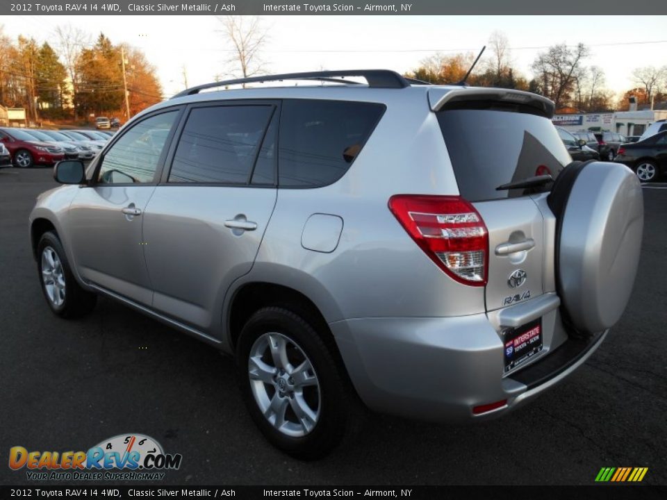 2012 Toyota RAV4 I4 4WD Classic Silver Metallic / Ash Photo #6