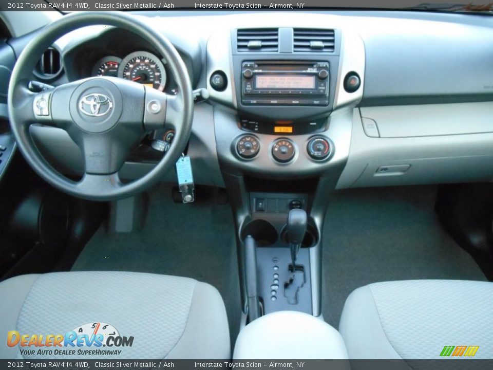 2012 Toyota RAV4 I4 4WD Classic Silver Metallic / Ash Photo #12