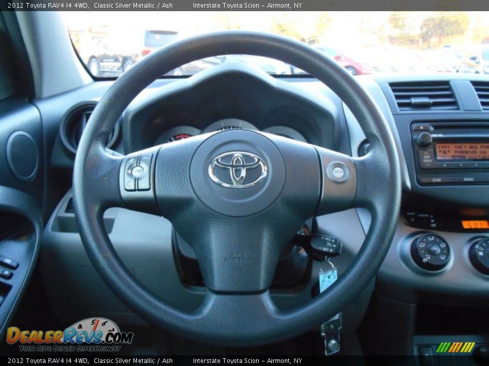 2012 Toyota RAV4 I4 4WD Classic Silver Metallic / Ash Photo #13