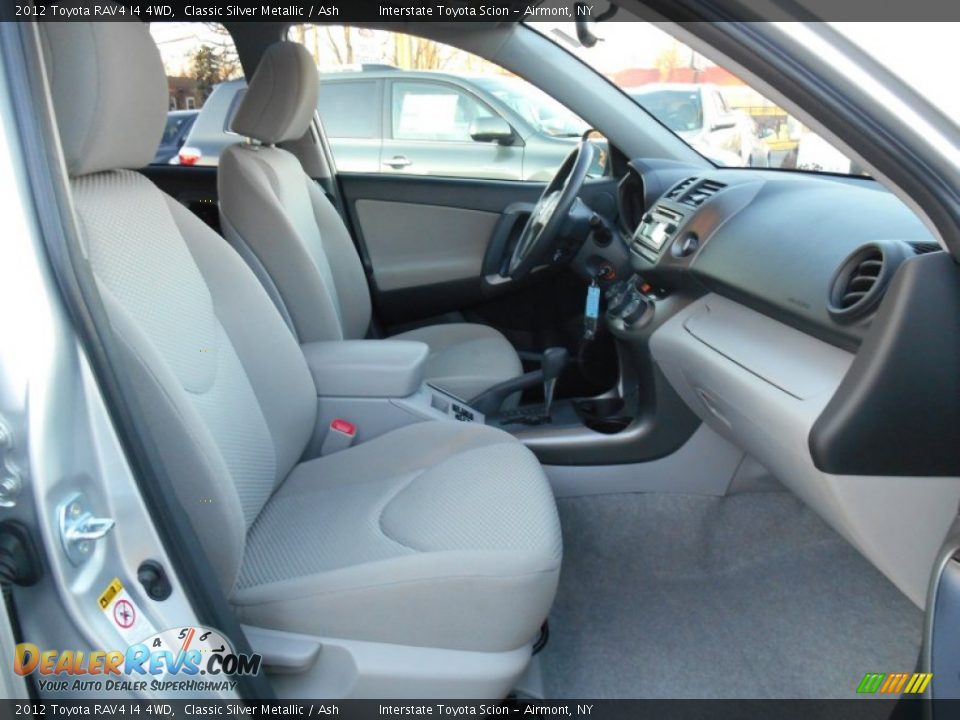 2012 Toyota RAV4 I4 4WD Classic Silver Metallic / Ash Photo #22