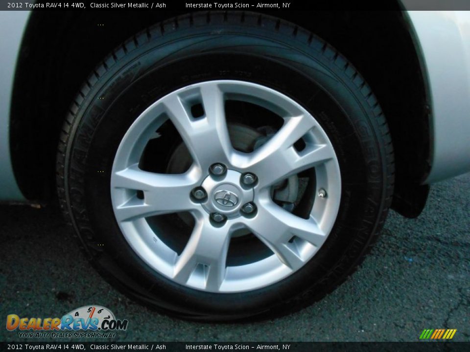 2012 Toyota RAV4 I4 4WD Classic Silver Metallic / Ash Photo #23