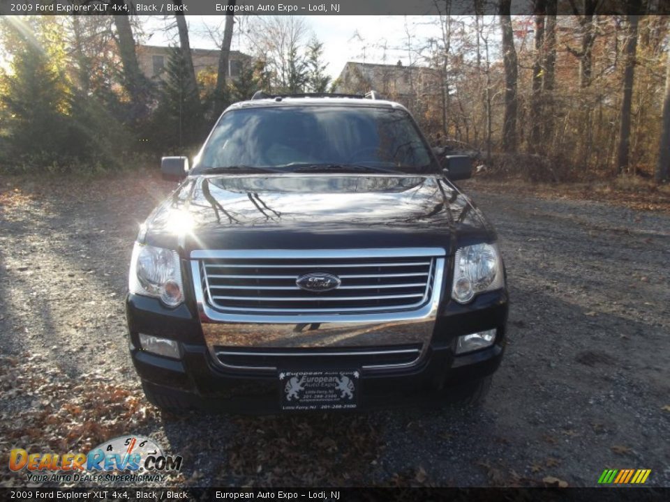 2009 Ford Explorer XLT 4x4 Black / Black Photo #7