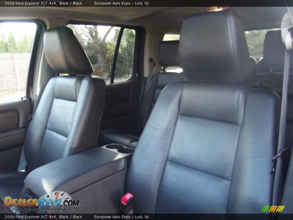 2009 Ford Explorer XLT 4x4 Black / Black Photo #9
