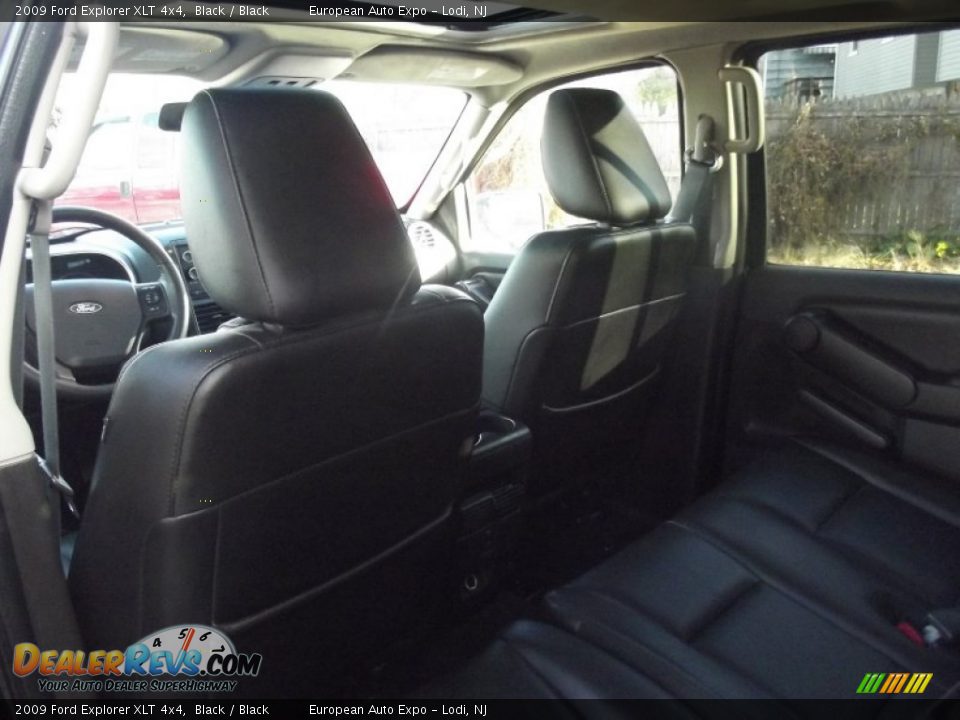 2009 Ford Explorer XLT 4x4 Black / Black Photo #10