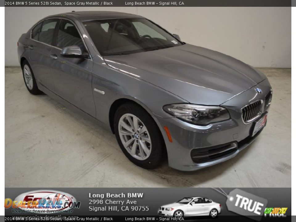 2014 BMW 5 Series 528i Sedan Space Gray Metallic / Black Photo #1