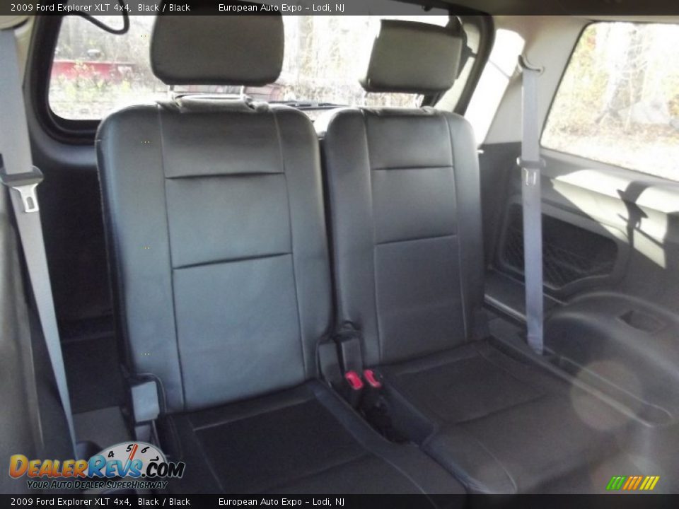 2009 Ford Explorer XLT 4x4 Black / Black Photo #14