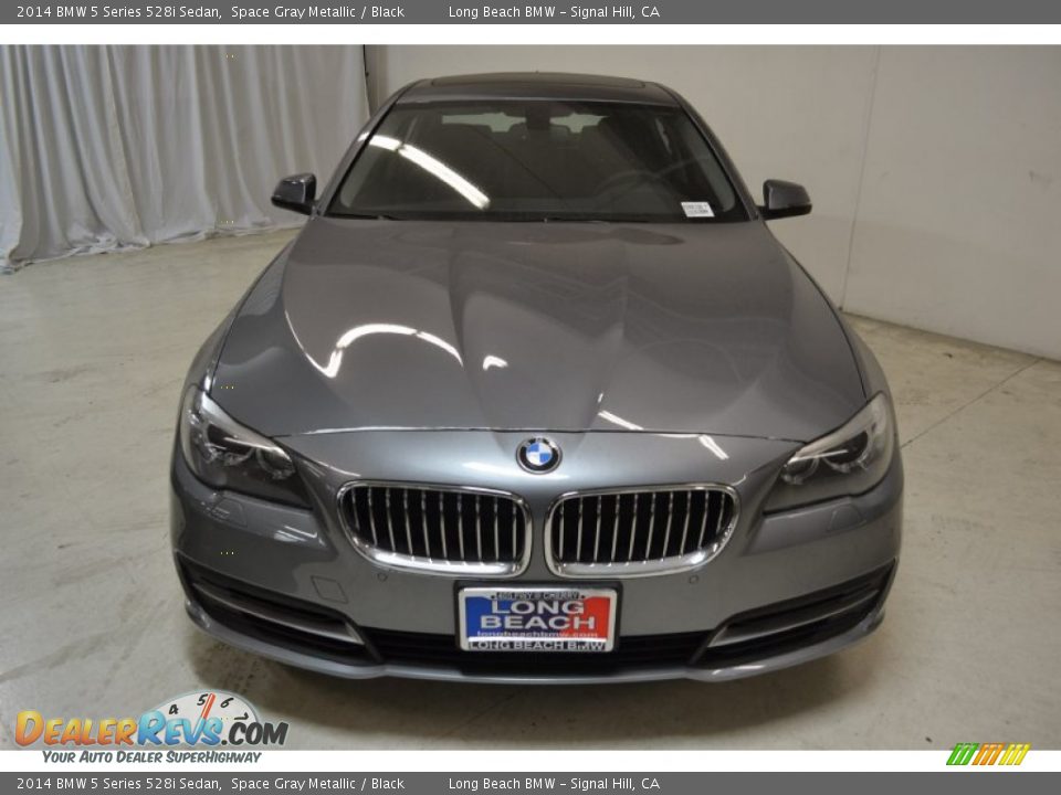 2014 BMW 5 Series 528i Sedan Space Gray Metallic / Black Photo #4