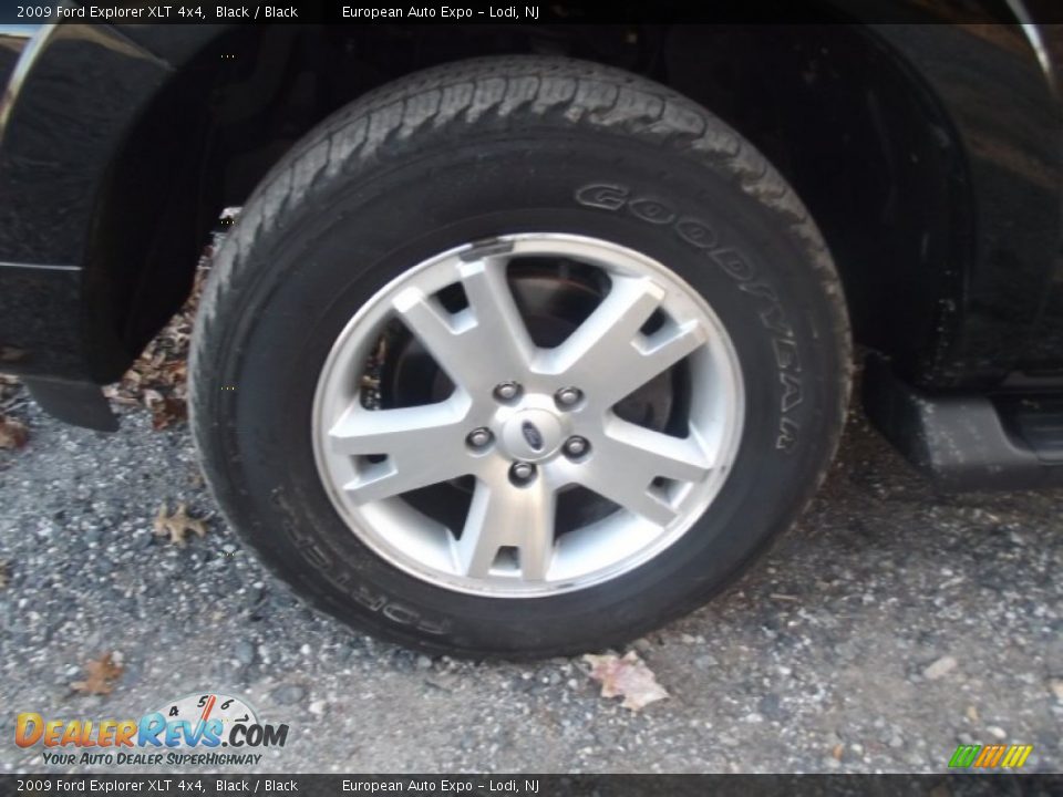 2009 Ford Explorer XLT 4x4 Black / Black Photo #18