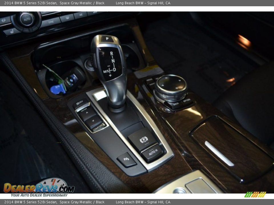 2014 BMW 5 Series 528i Sedan Space Gray Metallic / Black Photo #9