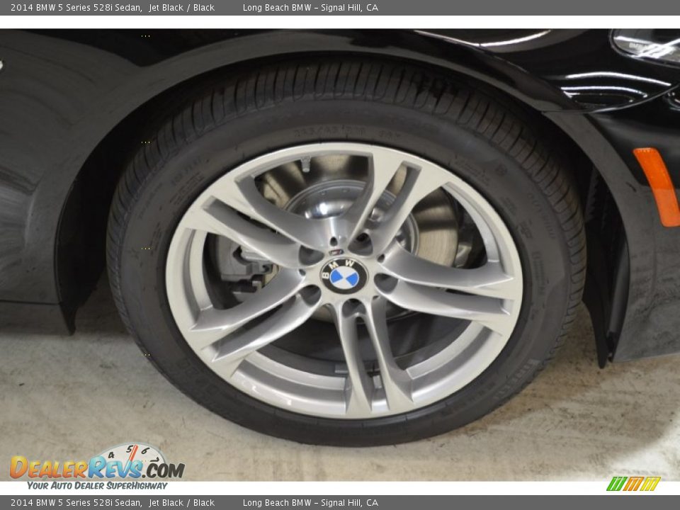 2014 BMW 5 Series 528i Sedan Jet Black / Black Photo #3