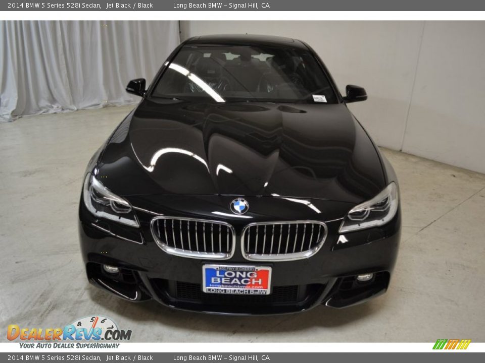 2014 BMW 5 Series 528i Sedan Jet Black / Black Photo #4