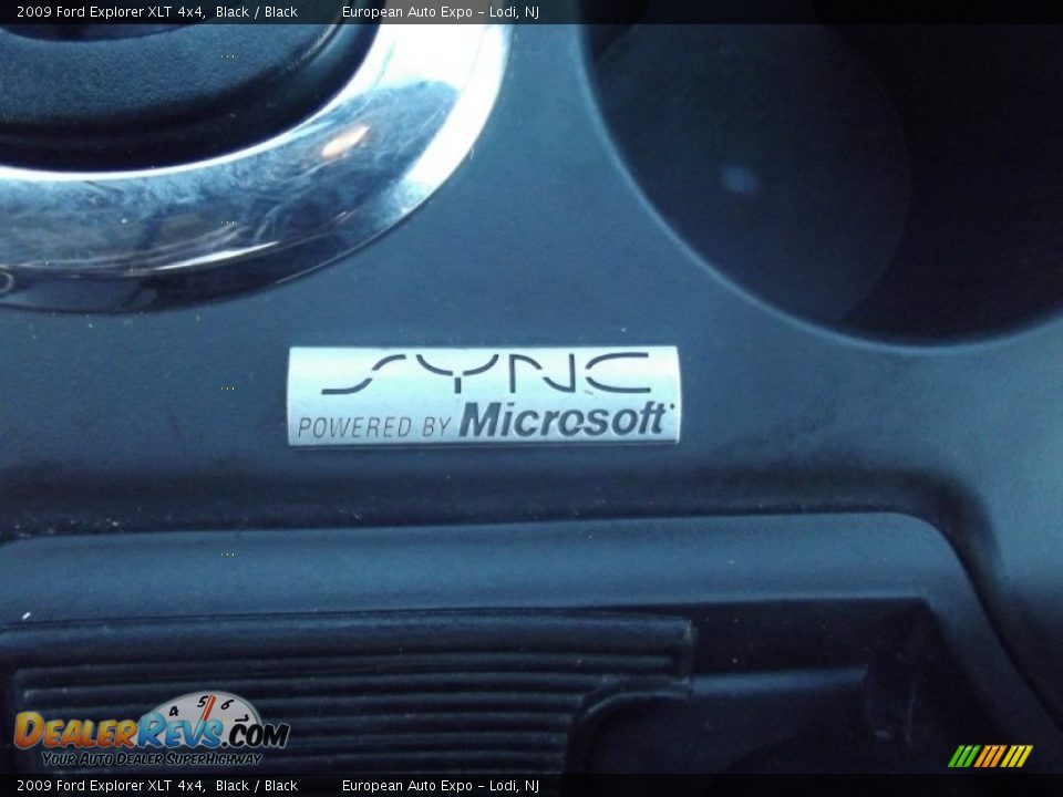 2009 Ford Explorer XLT 4x4 Black / Black Photo #33