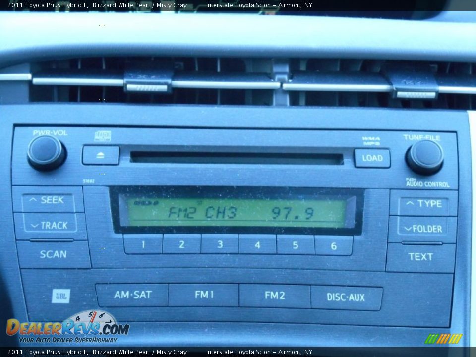 2011 Toyota Prius Hybrid II Blizzard White Pearl / Misty Gray Photo #15