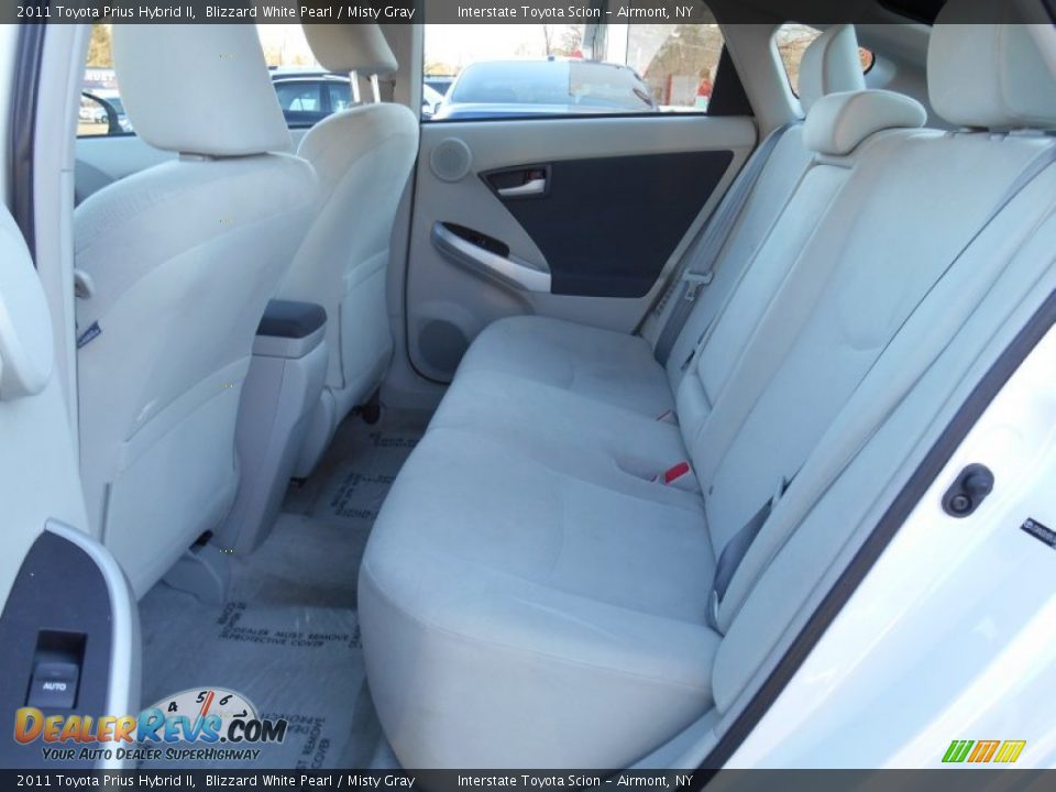 2011 Toyota Prius Hybrid II Blizzard White Pearl / Misty Gray Photo #17