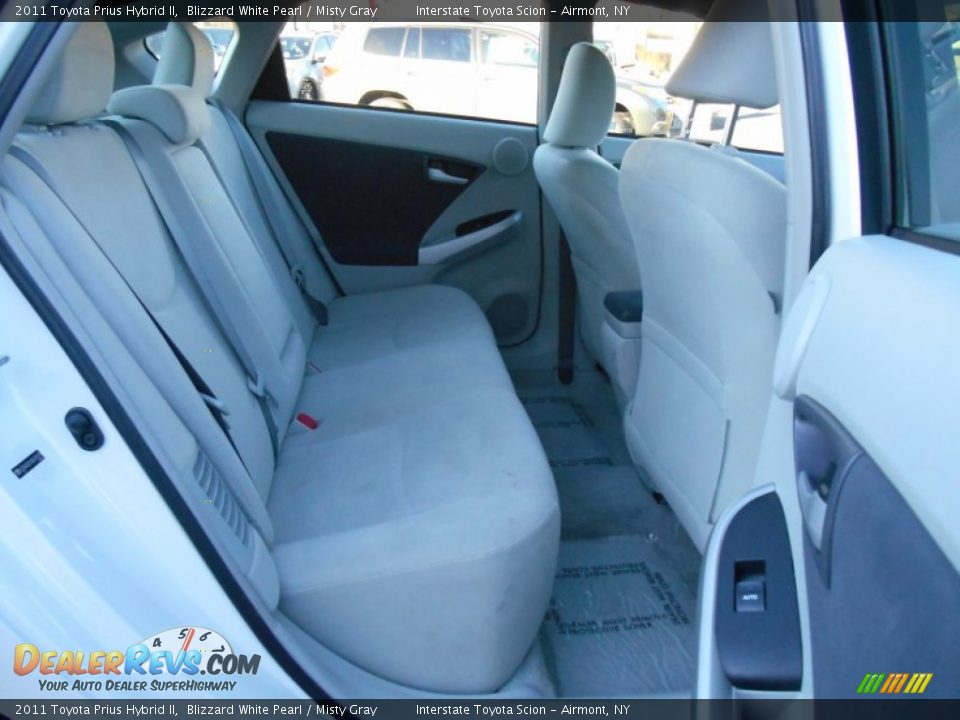 2011 Toyota Prius Hybrid II Blizzard White Pearl / Misty Gray Photo #19
