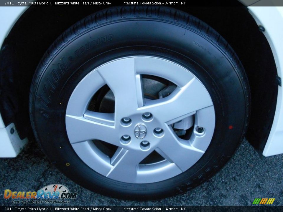2011 Toyota Prius Hybrid II Blizzard White Pearl / Misty Gray Photo #23