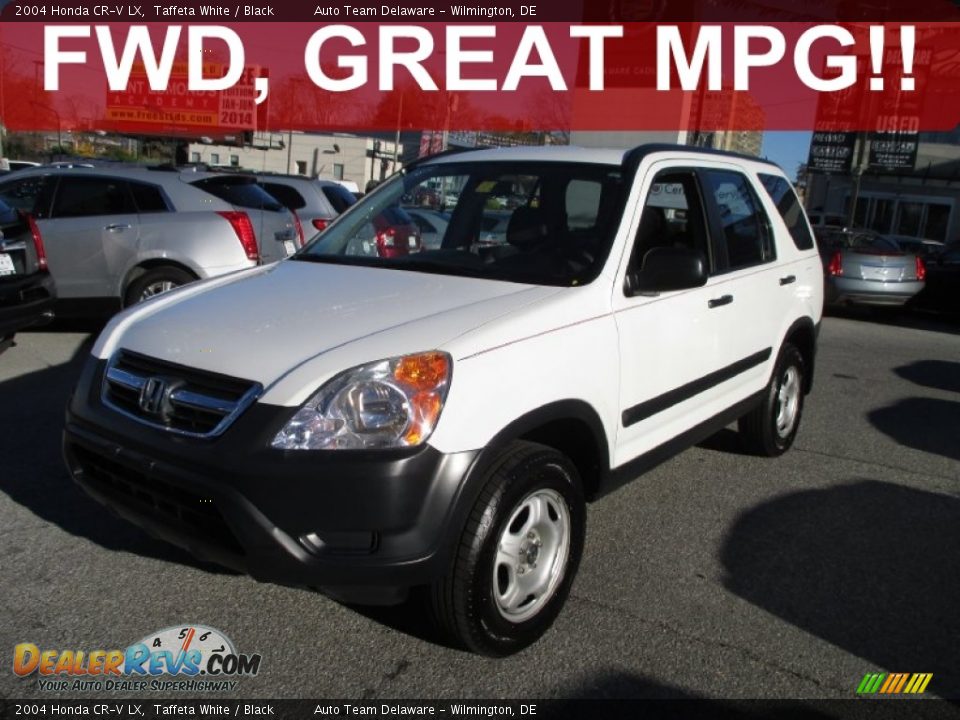 2004 Honda CR-V LX Taffeta White / Black Photo #1
