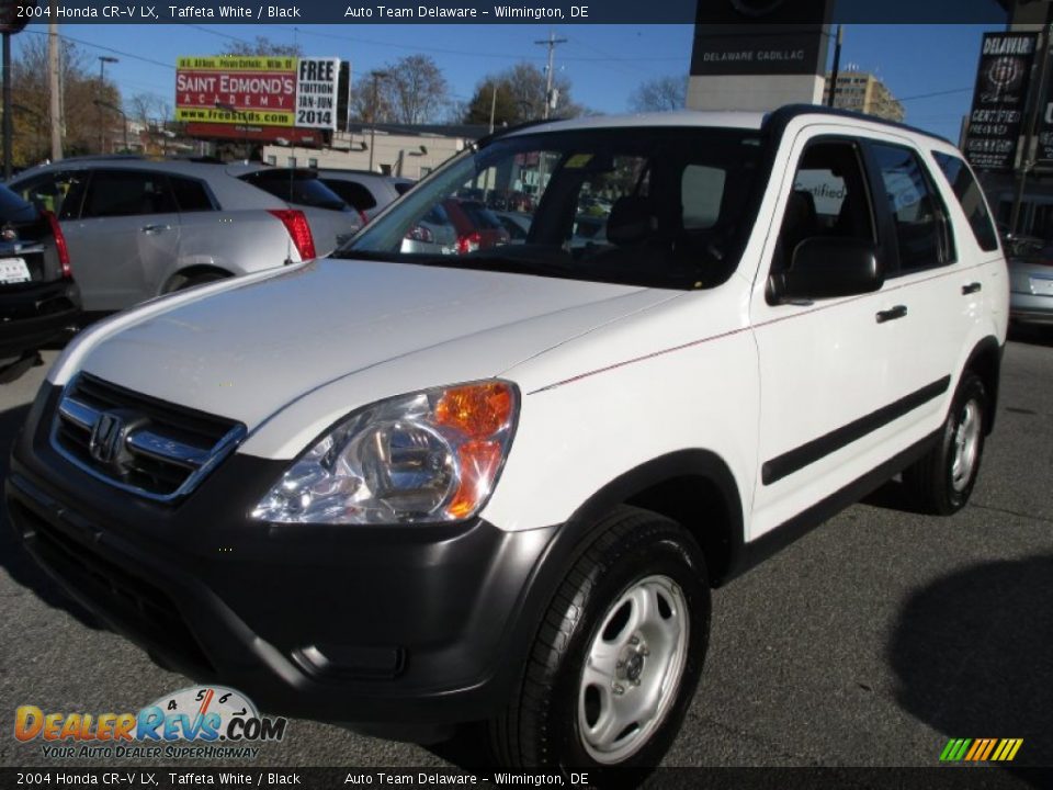 2004 Honda CR-V LX Taffeta White / Black Photo #2