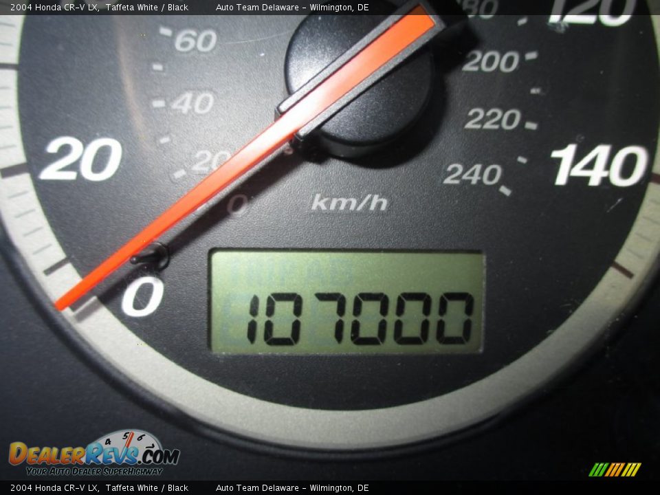 2004 Honda CR-V LX Taffeta White / Black Photo #13