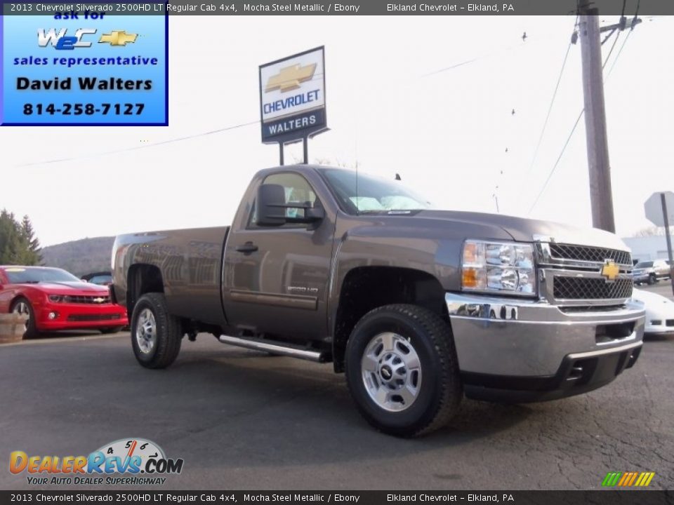 2013 Chevrolet Silverado 2500HD LT Regular Cab 4x4 Mocha Steel Metallic / Ebony Photo #1
