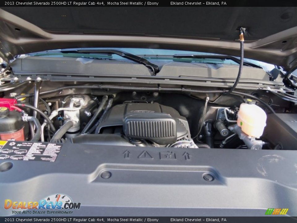 2013 Chevrolet Silverado 2500HD LT Regular Cab 4x4 Mocha Steel Metallic / Ebony Photo #14