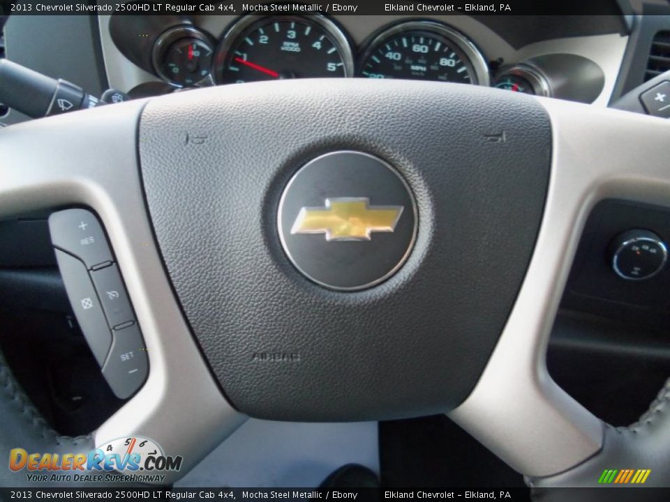 2013 Chevrolet Silverado 2500HD LT Regular Cab 4x4 Mocha Steel Metallic / Ebony Photo #20