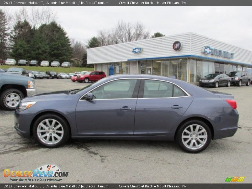 2013 Chevrolet Malibu LT Atlantis Blue Metallic / Jet Black/Titanium Photo #2