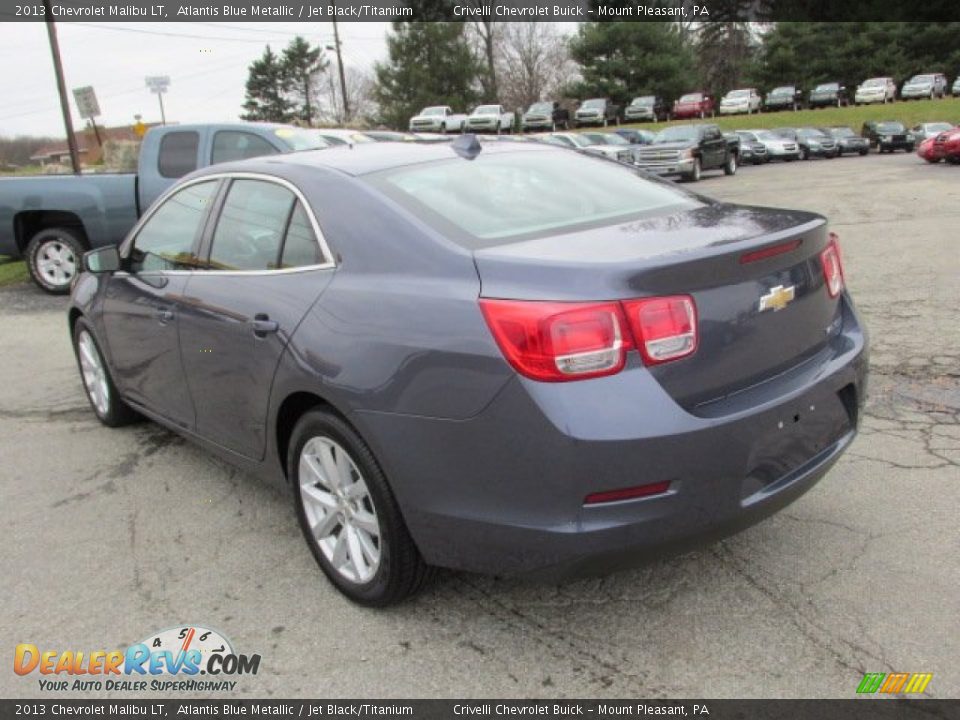 2013 Chevrolet Malibu LT Atlantis Blue Metallic / Jet Black/Titanium Photo #4