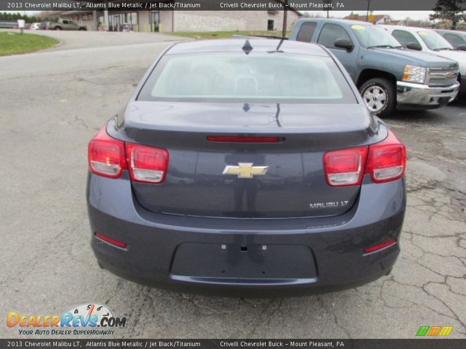 2013 Chevrolet Malibu LT Atlantis Blue Metallic / Jet Black/Titanium Photo #5